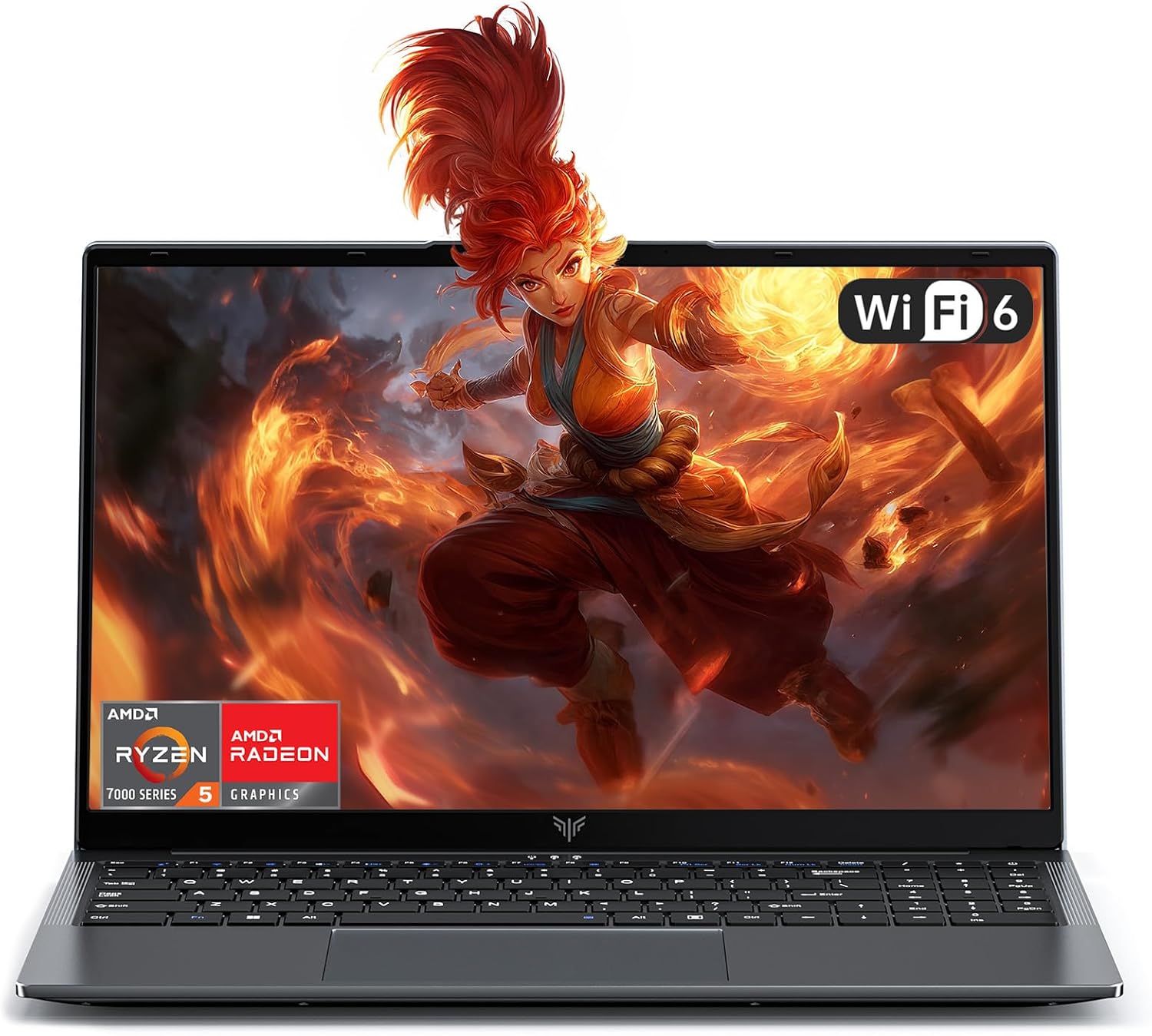 Gaming Laptop with AMD Ryzen 7430U Processor(Up to 4.3GHz),AMD Radeon RX Vega 7,16GB DDR4 512GB NVMe SSD, Wi-Fi 6,Type-C,15.6