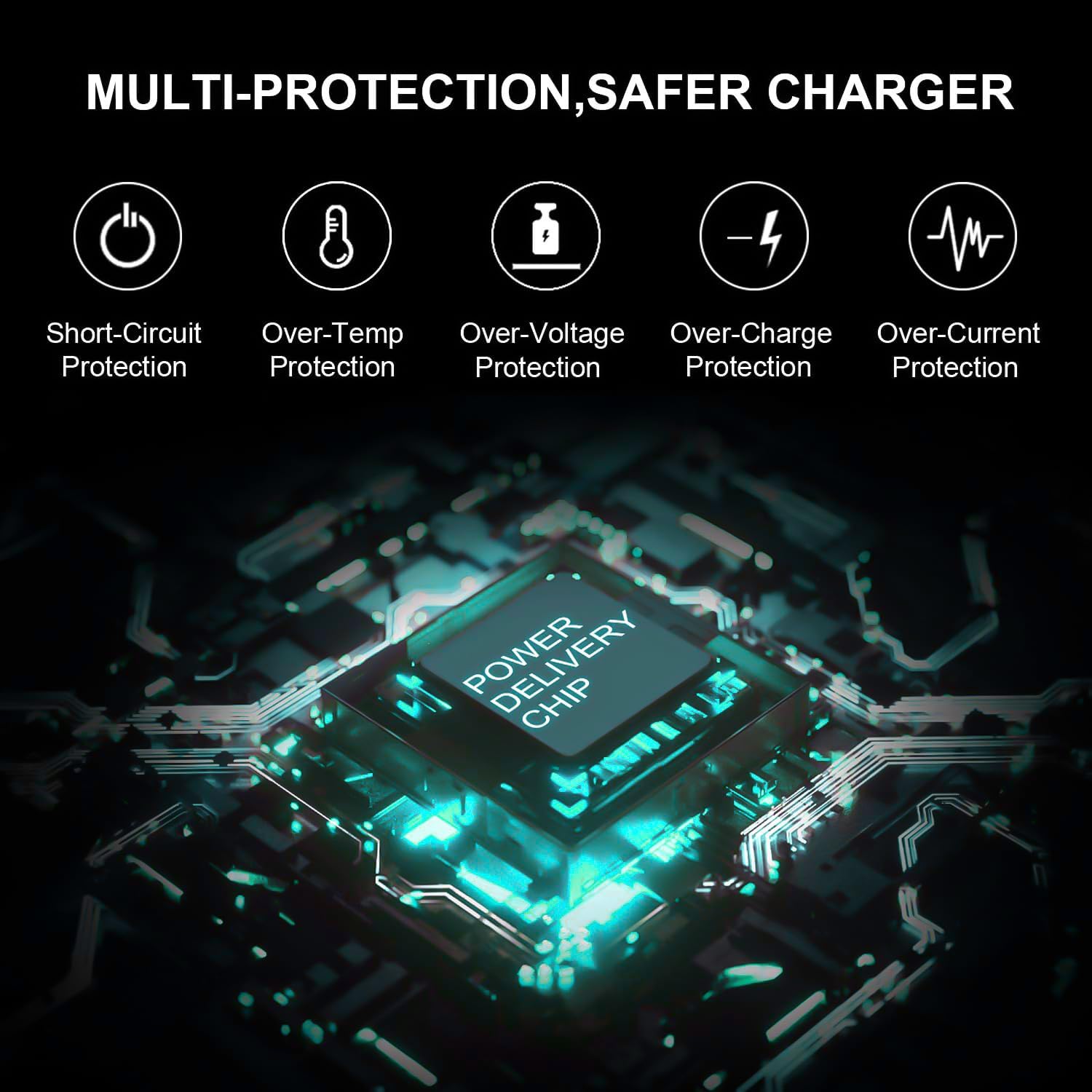 Replacement for HP Laptop Charger 65W 45W Computer Charger Smart Blue Tip Power Adapter