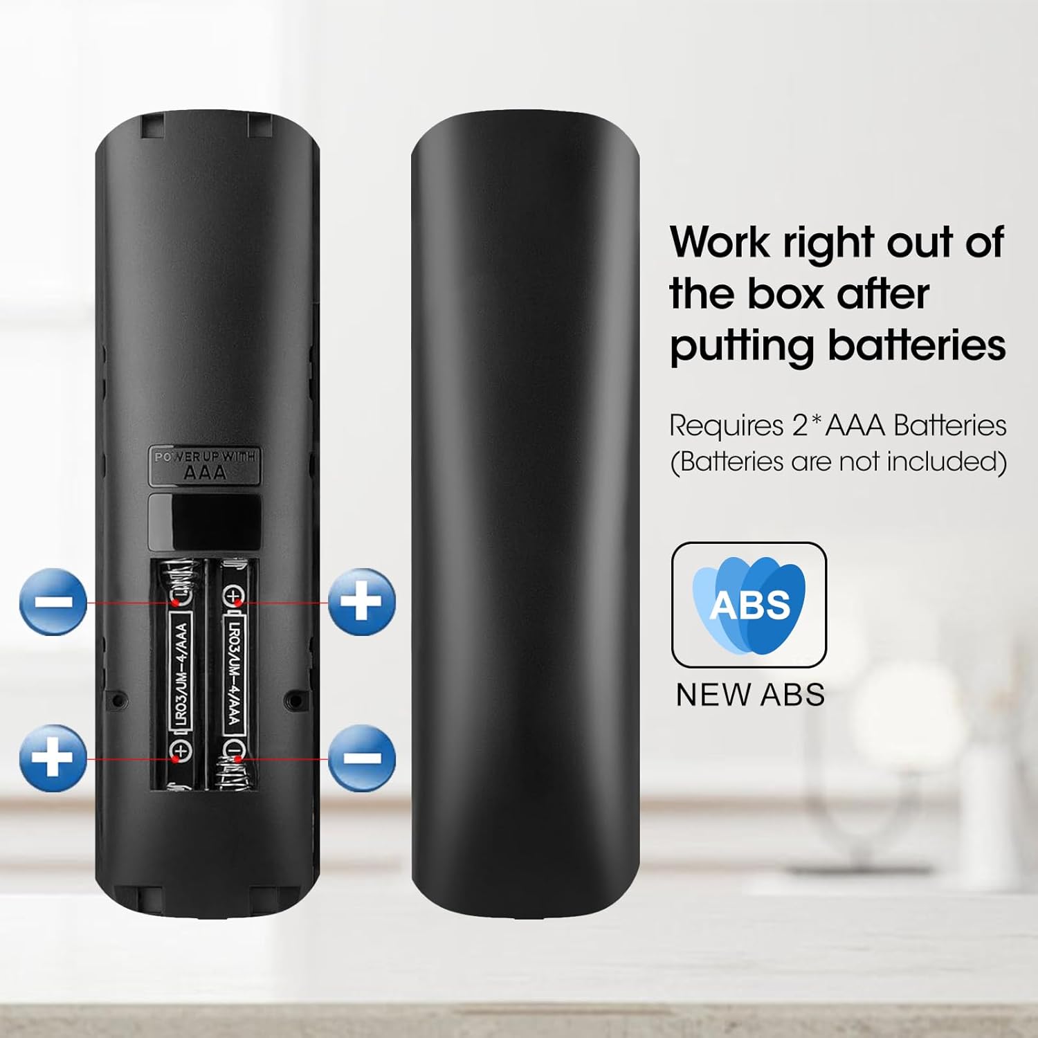 4 Pack Replacement Remote Control Only for Roku TV, Compatible with All TCL Roku/Hisense Roku/Onn Roku/Sharp/Philips Roku (Not for Roku Stick, Box or Speaker)