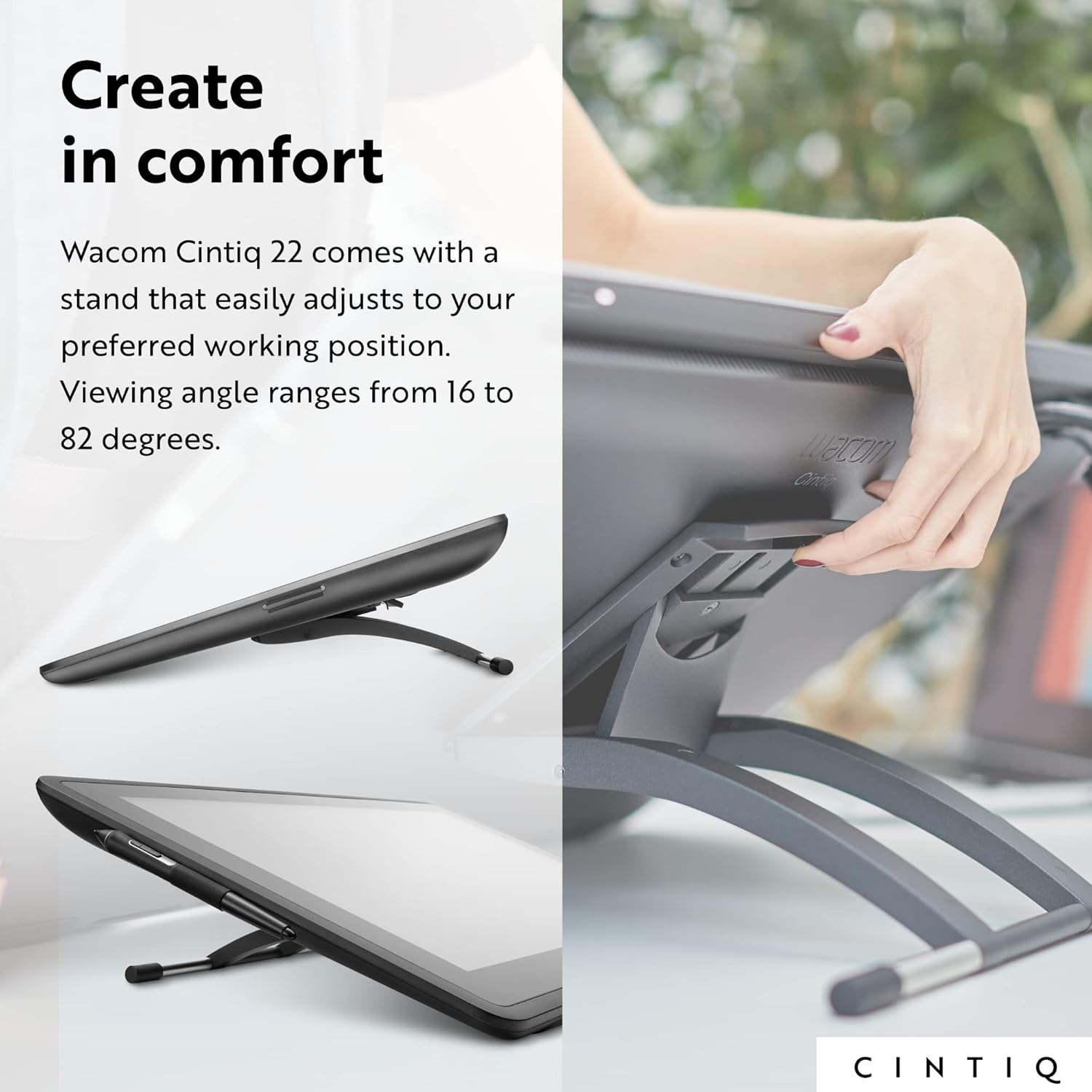 Wacom Cintiq 22 Drawing Tablet with Screen, 21.5