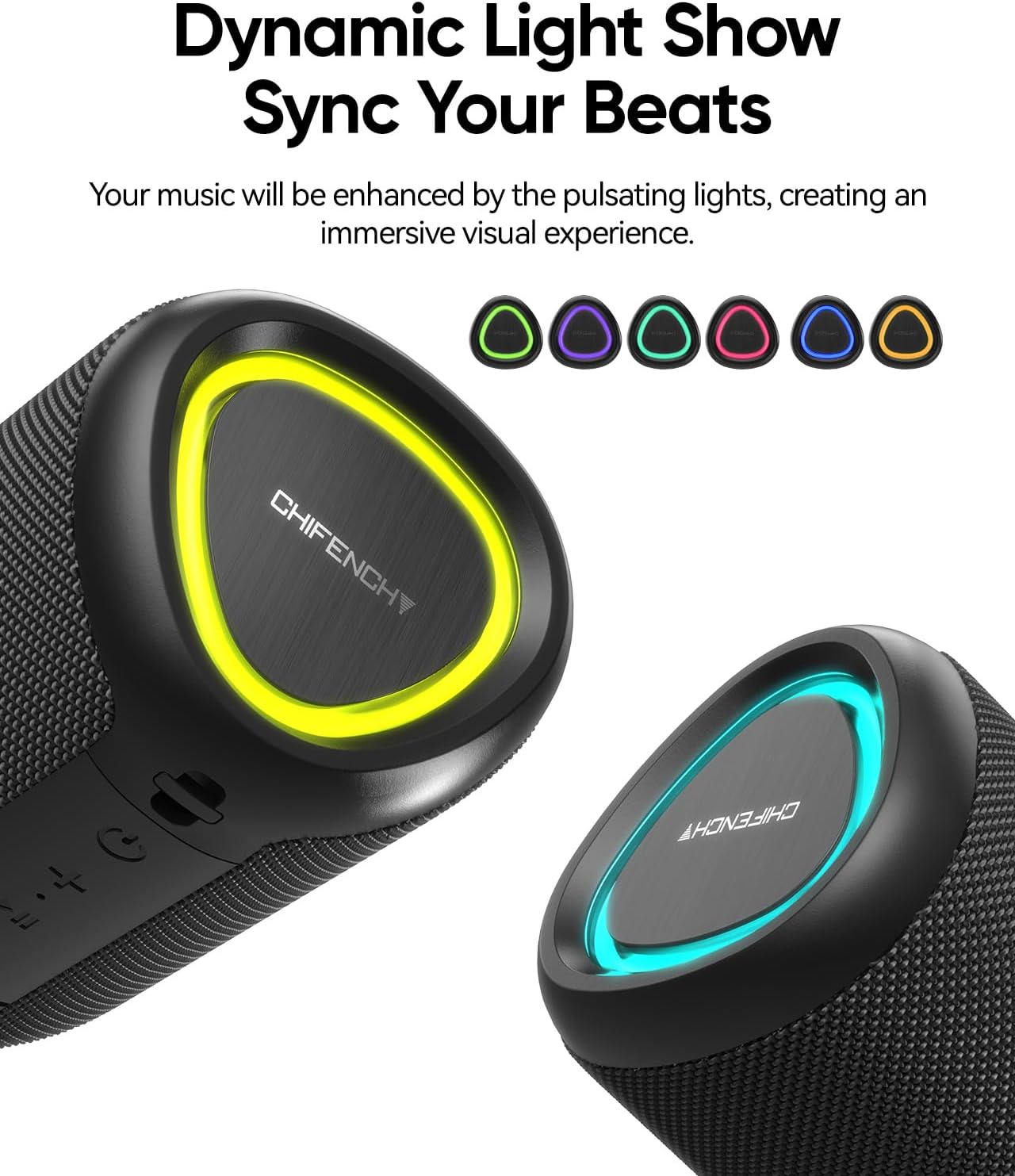 Portable Bluetooth Speaker Valentines Gifts For Him: Powerful Crystal Clear Sound/Romantic Light/IPX5 Waterproof/All Day Playtime/BT 5.3/TWS Paring,Small Wireless Speaker for Outdoor|Travel|Date Night