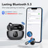 TIMU Wireless Earbuds, Bluetooth Headphones 5.3, 50H Playtime LED Display Deep Bass Ear Buds with 4 ENC Noise Cancelling Mic, IP7 Waterproof in-Ear Earphones for Phone Tablet Laptop Sports