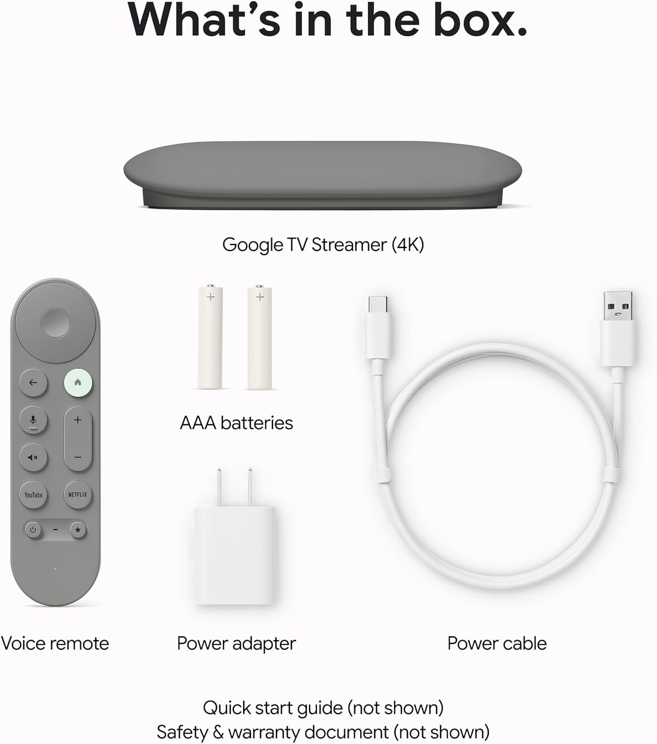 Google TV Streamer 4K - Fast Streaming Entertainment on Your TV with Voice Search Remote - Watch Movies, Shows, Live TV, and Netflix in 4K HDR - Smart Home Control - 32 GB of Storage - Hazel