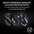 Razer Basilisk V3 X HyperSpeed Customizable Wireless Gaming Mouse: Mechanical Switches Gen-2-5G Advanced 18K Optical Sensor - Chroma RGB 9 Programmable Controls 535 Hr Battery Classic Black