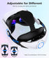 Kawaye Head Strap Compatible with Meta Quest 2/Quest 3S/Quest 3, Large Cotton Back Pads for More Comfort, Adjustable VR Headset Strap Accessories Enhanced Support&Reduce Pressure
