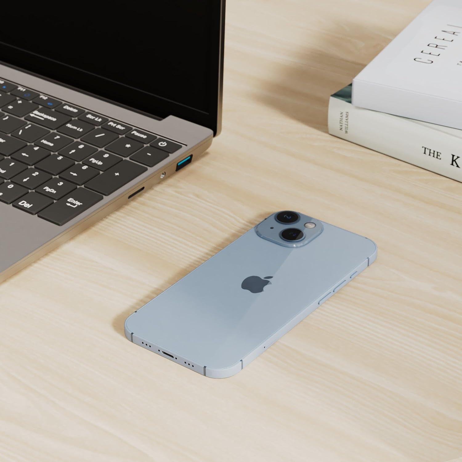 Apple iPhone 14 (Renewed), 128GB, Blue - Unlocked