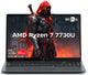 Gaming Laptop, 15.6inch Laptop with AMD Ryzen 7 7730U(8C/16T, Up to 4.5GHz), 16GB RAM 512GB NVMe SSD Windows 11 High Performance Laptop Computer, Up to 2TB, Radeon RX Vega 8 Graphics, WiFi 6