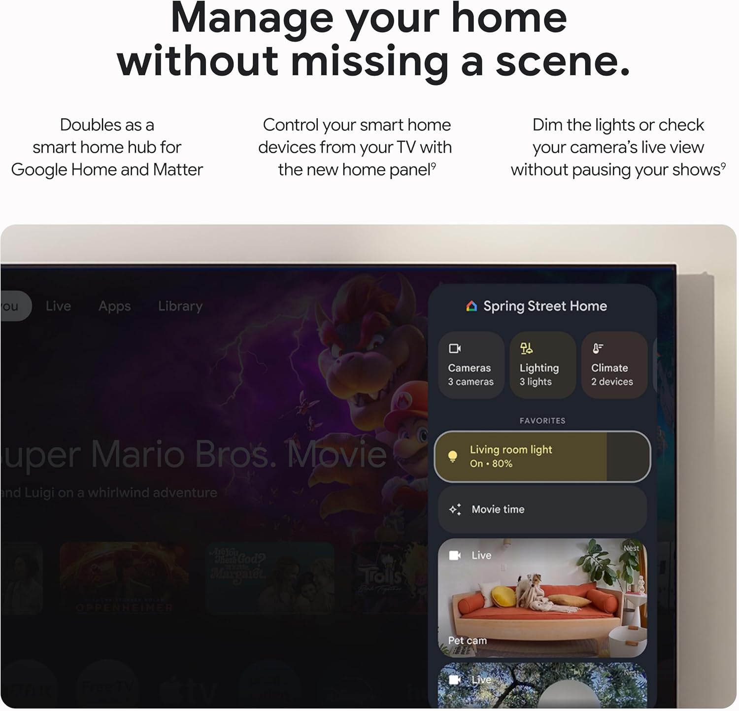 Google TV Streamer 4K - Fast Streaming Entertainment on Your TV with Voice Search Remote - Watch Movies, Shows, Live TV, and Netflix in 4K HDR - Smart Home Control - 32 GB of Storage - Hazel