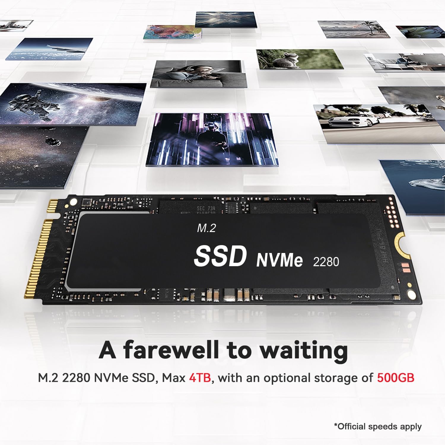 Beelink SER5 Mini PC,AMD Ryzen 5 5500U(6C/12T,up to 4.0 GHz),Mini Computer 16GB DDR4 RAM 500GB M.2 2280 SSD Graphics 7core 1800MHz,Support 4K Triple Display/HDMI+DP+Type-C/Wifi6/BT5.2,Auto Power On