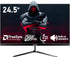 Gawfolk 24.5 Inch PC 200Hz Gaming Monitor, FHD 1080p screen, Built-in speakers,1ms without Bezel, freesync, 99% sRGB, 178 ° Angle View, HDMI、DisplayPort, Compatible with wall mounting 75*75MM - Black