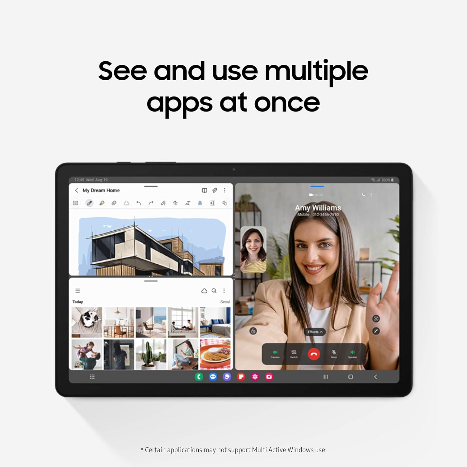 Samsung Galaxy Tab A9+ Plus 11” 128GB Android Tablet, Big Screen, Quad Speakers, Upgraded Chipset, Multi Window Display, Slim, Light, Durable, Kids Friendly Design, US Version, 2024, Graphite