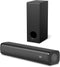 Wohome Sound Bar for Smart TV with Wired Subwoofers, 2.1 Channel Small TV Soundbar Speakers, Home Theater Surround Sound System, Bluetooth 5.3/ Optical/AUX Connectivity