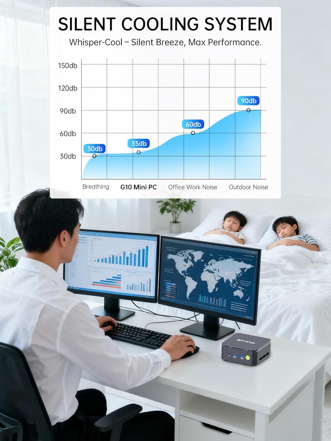 GMKtec G10 Mini PC Ryzen 5 3500U (Beats N150/N97), 16GB RAM 512GB SSD, 2.5GbE LAN for Desktop Office Home Business HTPC Proxmox, Triple 4K Display, WiFi, BT, USB-C, DP, HDMI 2.1 (Black)