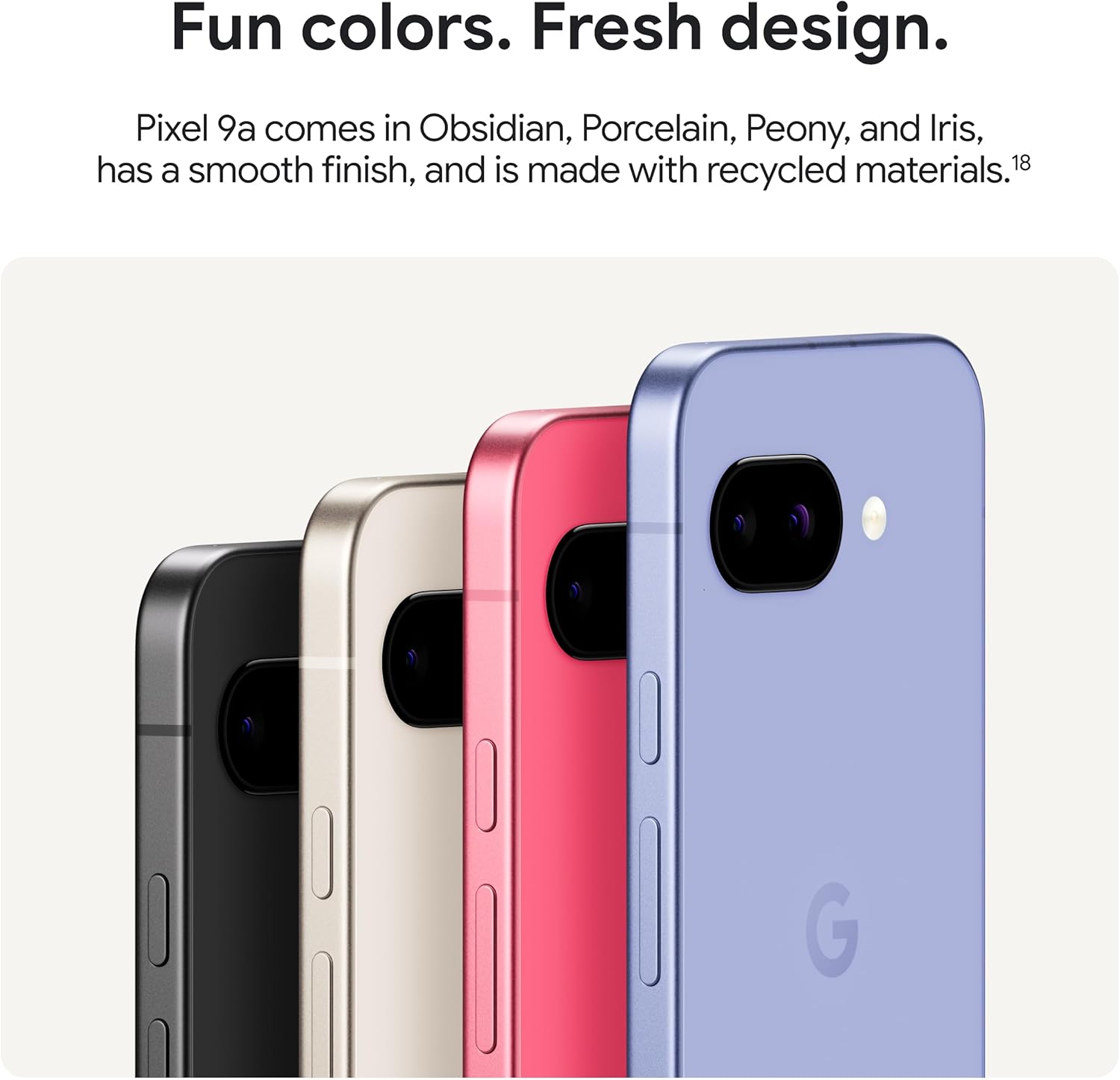 Google Pixel 9a with Gemini - Unlocked Android Smartphone with Incredible Camera and AI Photo Editing, All-Day Battery, and Powerful Security - Obsidian - 128 GB