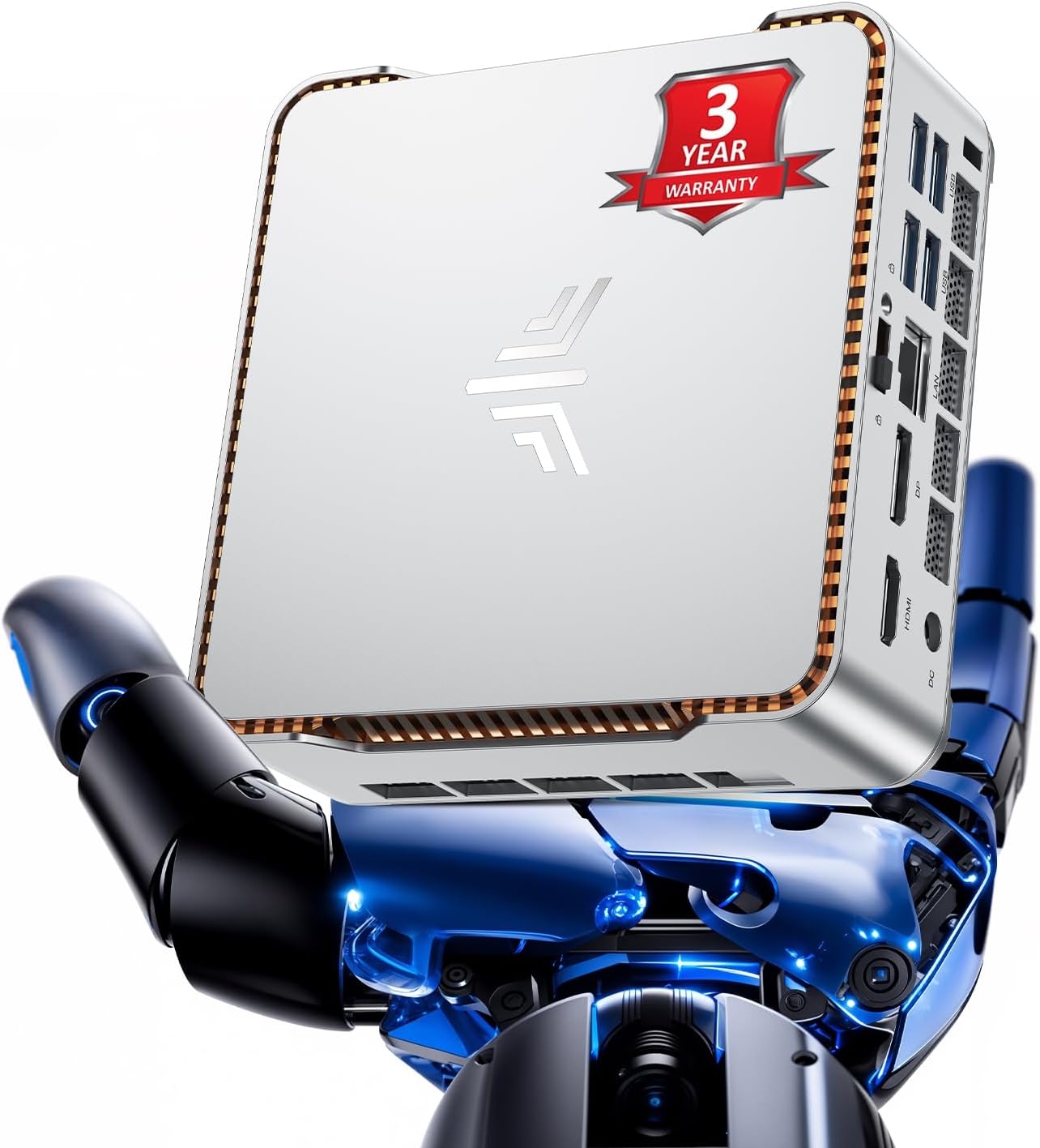 KAMRUI Hyper H2 Mini Gaming PC, in-tel Core i7-13620H Mini Computers (Beats 1280P, 10C/16T, up to 4.9GHz), 32GB RAM 1TB PCle4.0 SSD Desktop Computer, Triple 4K Display, USB4, WiFi6, BT5.2, Business