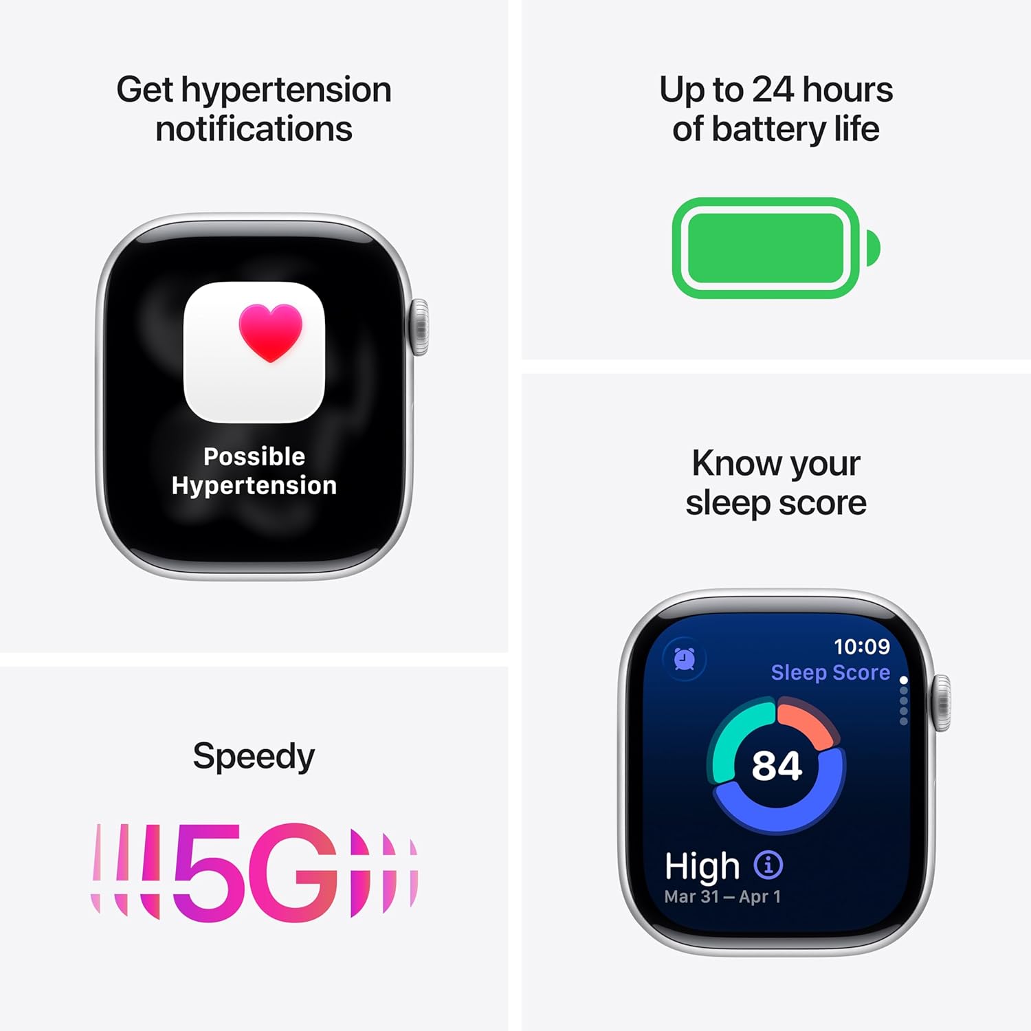 Apple Watch Series 11 [GPS + Cellular 42mm] Smartwatch with Rose Gold Aluminum Case w Light Blush Sport Band - S/M. Sleep Score, Fitness Tracker, Health Monitoring, Always-On Display, Water Resistant