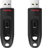 SanDisk 64GB 2-Pack Ultra USB 3.0 Flash Drive (2x64GB) - SDCZ48-064G-GAM462, Black