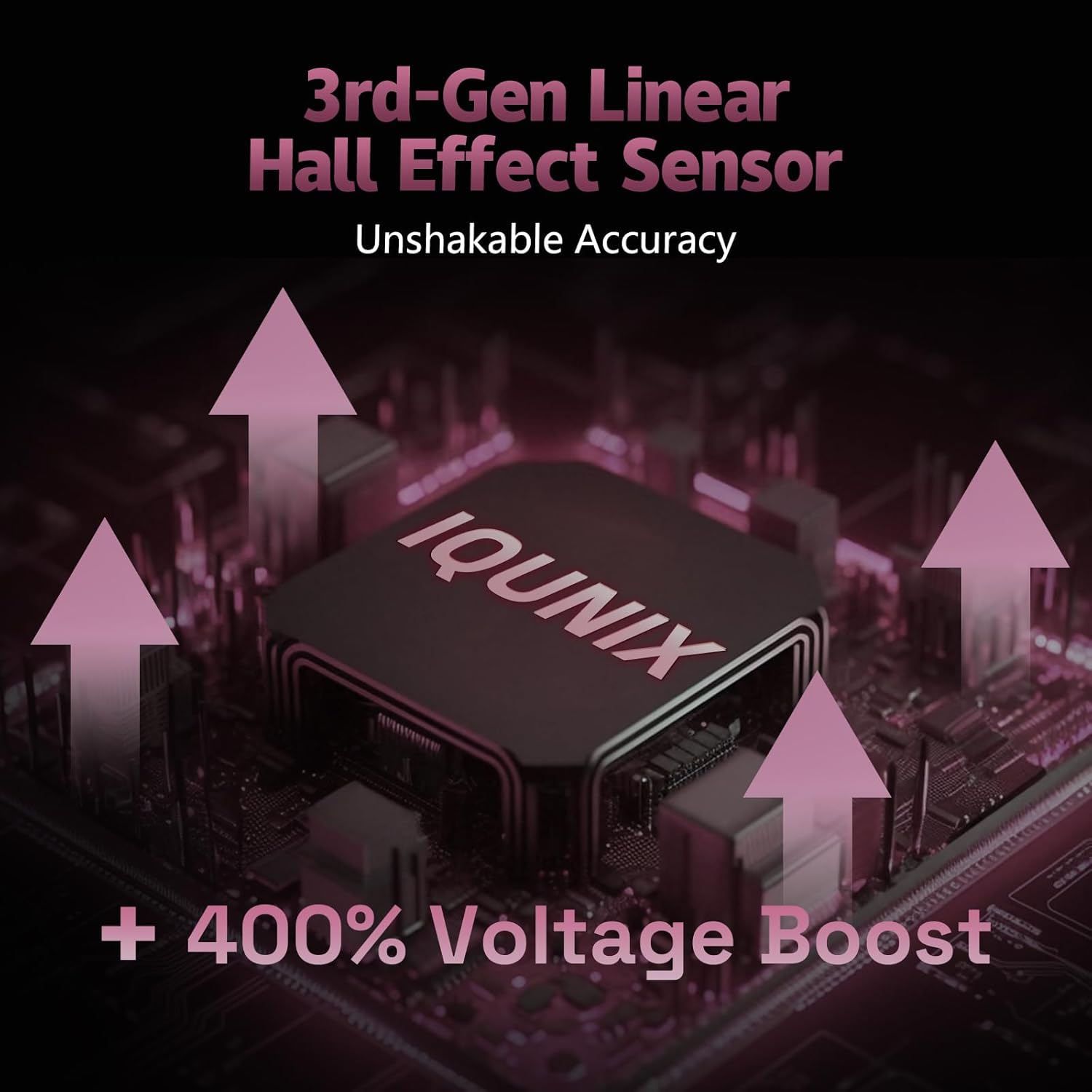 IQUNIX EV63 Hall Effect Magnetic Gaming Keyboard 60% | 0.01mm Rapid Trigger, Adjustable Actuation, 0.125ms Latency, Hot-Swap, SOCD, RGB, Aluminum with Forged Carbon (Dark Purple)