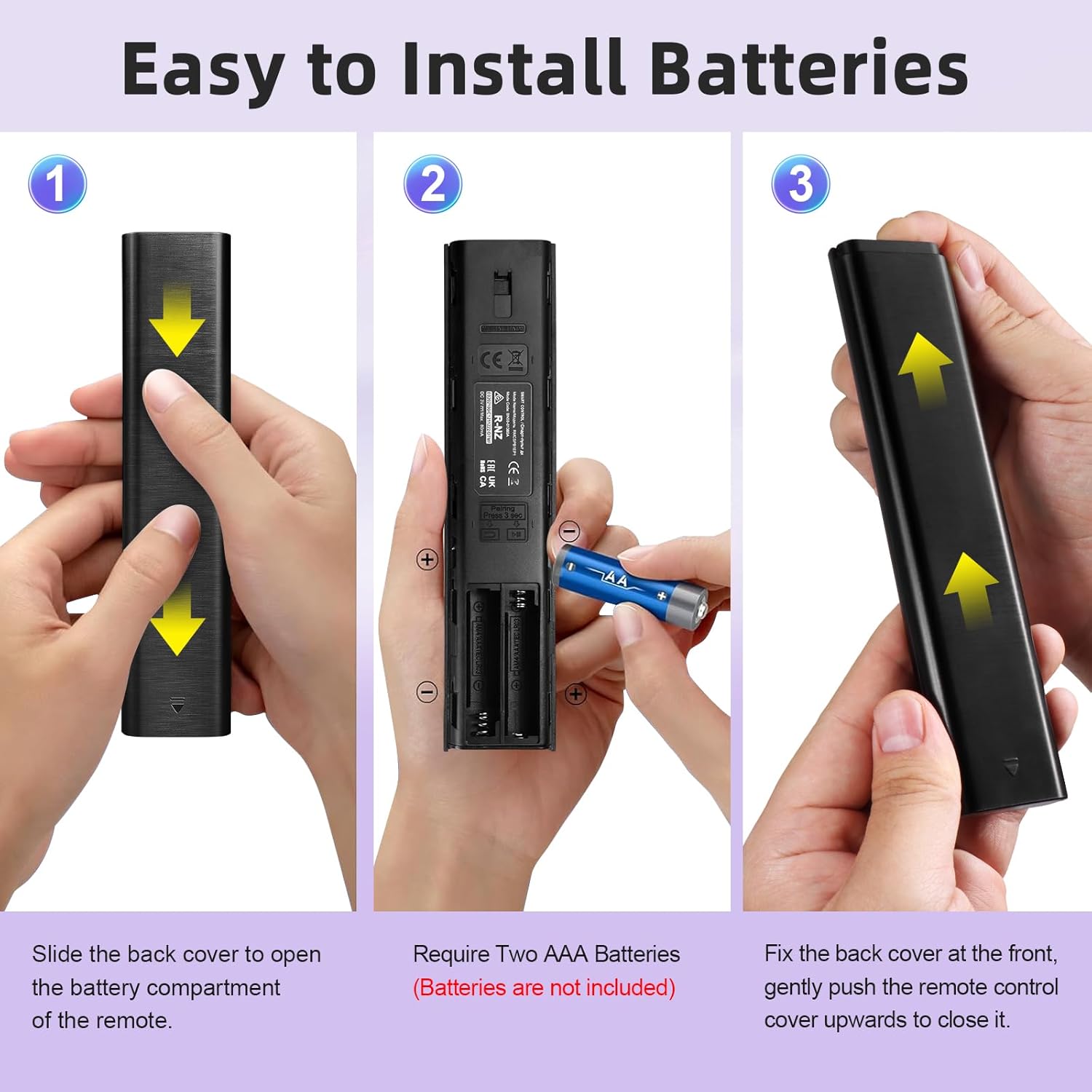 for Samsung TV Remote Control Replacement, BN59-01385A for Samsung Remote with Voice Control Compatbile with Sam-Sung Remote Control for Smart TV Curved Frame QLED LED LCD Q60 Q70 Q80 Q90 Series TVs