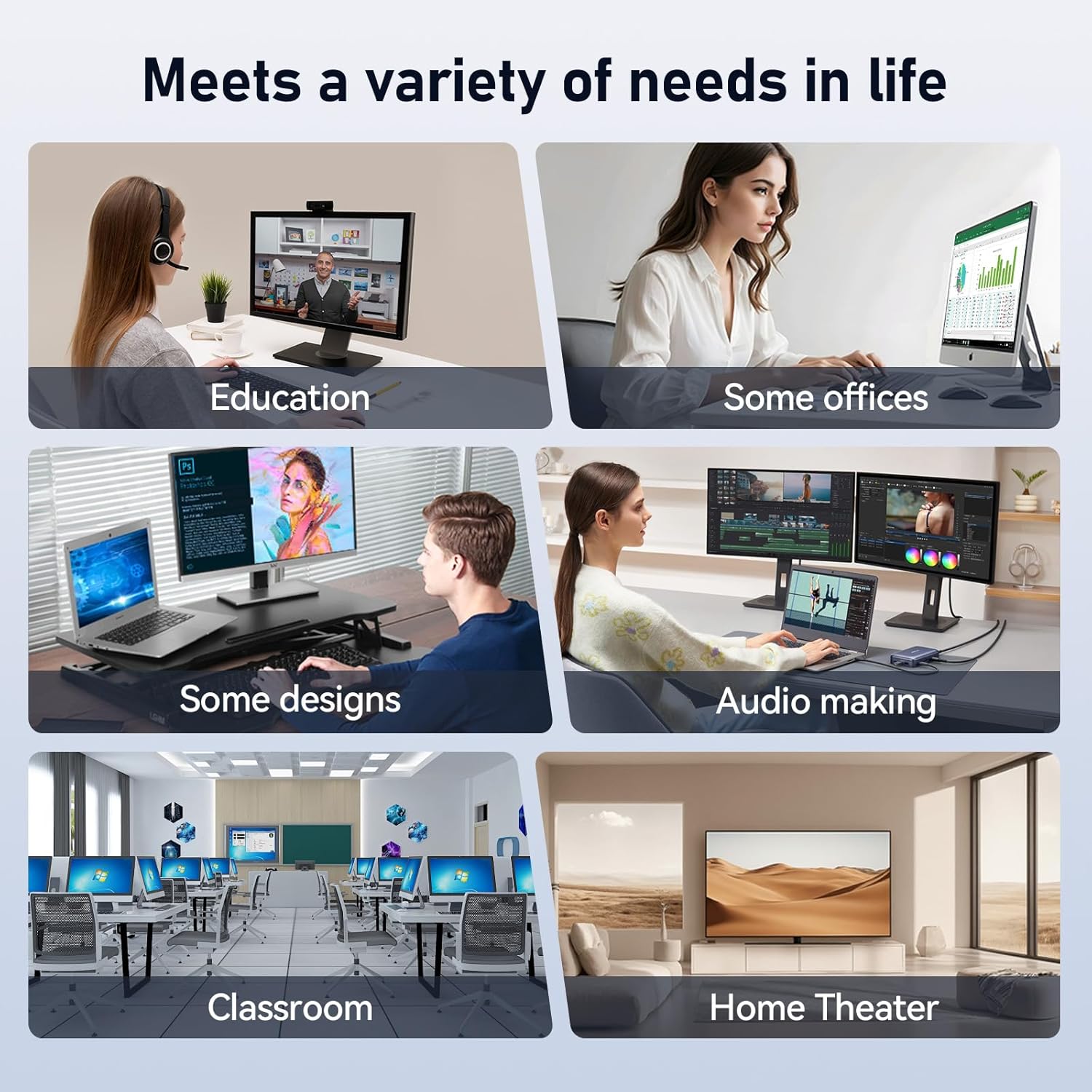 Beelink EQ Mini PC,Mini S12 N95 Intel Alder Lake-N95 (up to 3.4GHz),16GB DDR4 500GB M.2 SSD Mini Desktop Computer, Support 4K@60Hz Dual HDMI Display, 2.5G LAN/USB3.2/Low-Power Home/Office Micro PC