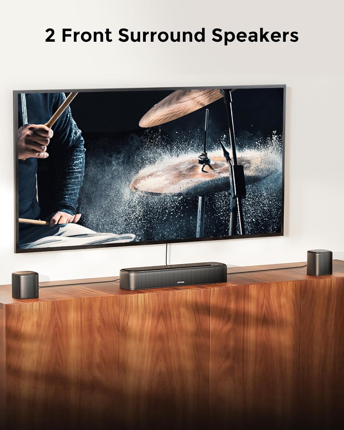ULTIMEA 7.1ch Sound Bar with Dolby Atmos, Surround Sound System for TV with 4 Surround Speakers, Sound Bar for Smart TV with App Control, Soundbar with Subwoofer for Home Theater, HDMI eARC, Aura A60 Visit the ULTIMEA Store