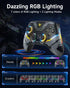 EasySMX X15 PC Controller - Enhanced Wireless Bluetooth Controller with Hall Joysticks/Hall Triggers/RGB Lighting - No Stick Drift, No Dead Zone - Work for Windows PC, Android, Steam and Switch