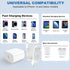 FEEL2NICE iPhone Charger Fast Charging 2 Pack Type C Wall Charger Block with 2 Pack [6FT&10FT] Long USB C to Lightning Cable for iPhone 14/13/12/12 Pro Max/11/Xs Max/XR/X,AirPods Pro
