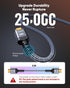 Highwings 8K 10K 4K HDMI Cable 48Gbps 6.6FT/2M, Certified Ultra High Speed HDMI Cable Braided Cord-4K@120Hz 8K@60Hz, DTS:X, HDCP 2.2 & 2.3, HDR 10 Compatible with Roku TV/PS5/HDTV/Blu-ray