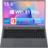 Traditional Laptop Computer - 15.6 inch Win 11 Laptops with 256GB SSD 8GB RAM, Pentium CPU up to 3.4GHz, Long Battery Life, USB 3.2, Type C, TF Card Slot, HDMI, Laptop Good for Business and Student