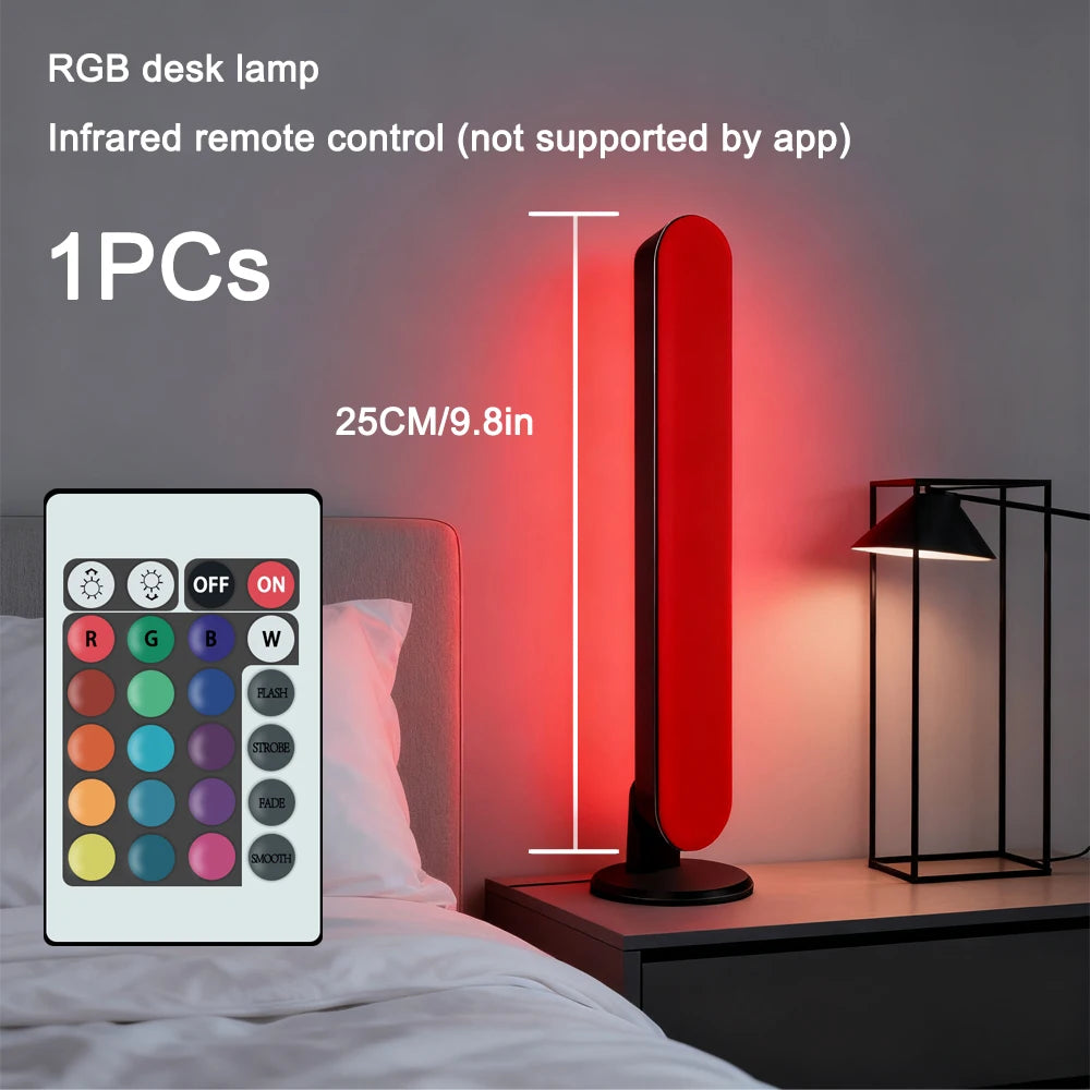 RGB USBLED Light Bar  Color Changing TV Backlight Remote Symphony Atmosphere Light Strips Music Rhythm Ambient Pickup Lamp Decor