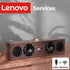 Lenovo C02 Bluetooth 5.0 Wooden Speaker – Wired USB Dual Mode Retro Subwoofer for PC TV Phone Gaming