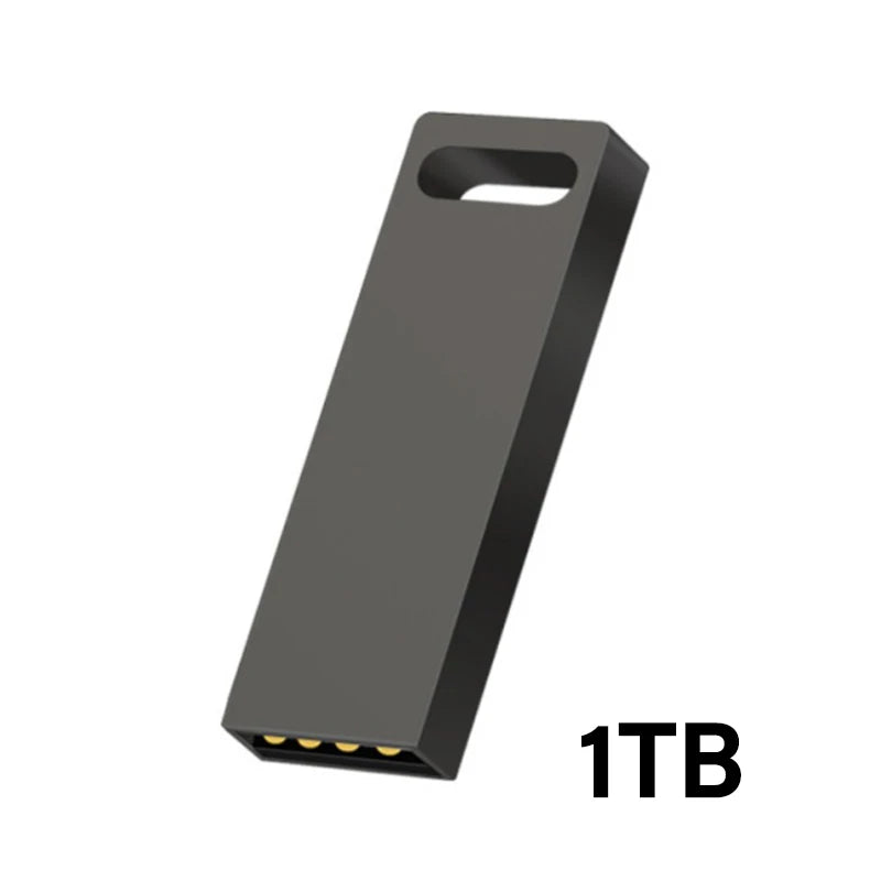 2TB Metal Flash Drive USB 3.0 High Speed Transfer Portable Mini U Disk Pen Drive 1TB 512GB Waterproof Disk SSD U Drive