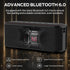 Monster Shock Plus Portable Bluetooth Speaker, Bluetooth 6.0 Speaker,30W Dual Speaker, Deep Bass,15H Playtime, Support AUX/TF Card,IPX6 Waterproof, TWS pairing for Outdoor/Home/Party/Travel,Gift Ideas