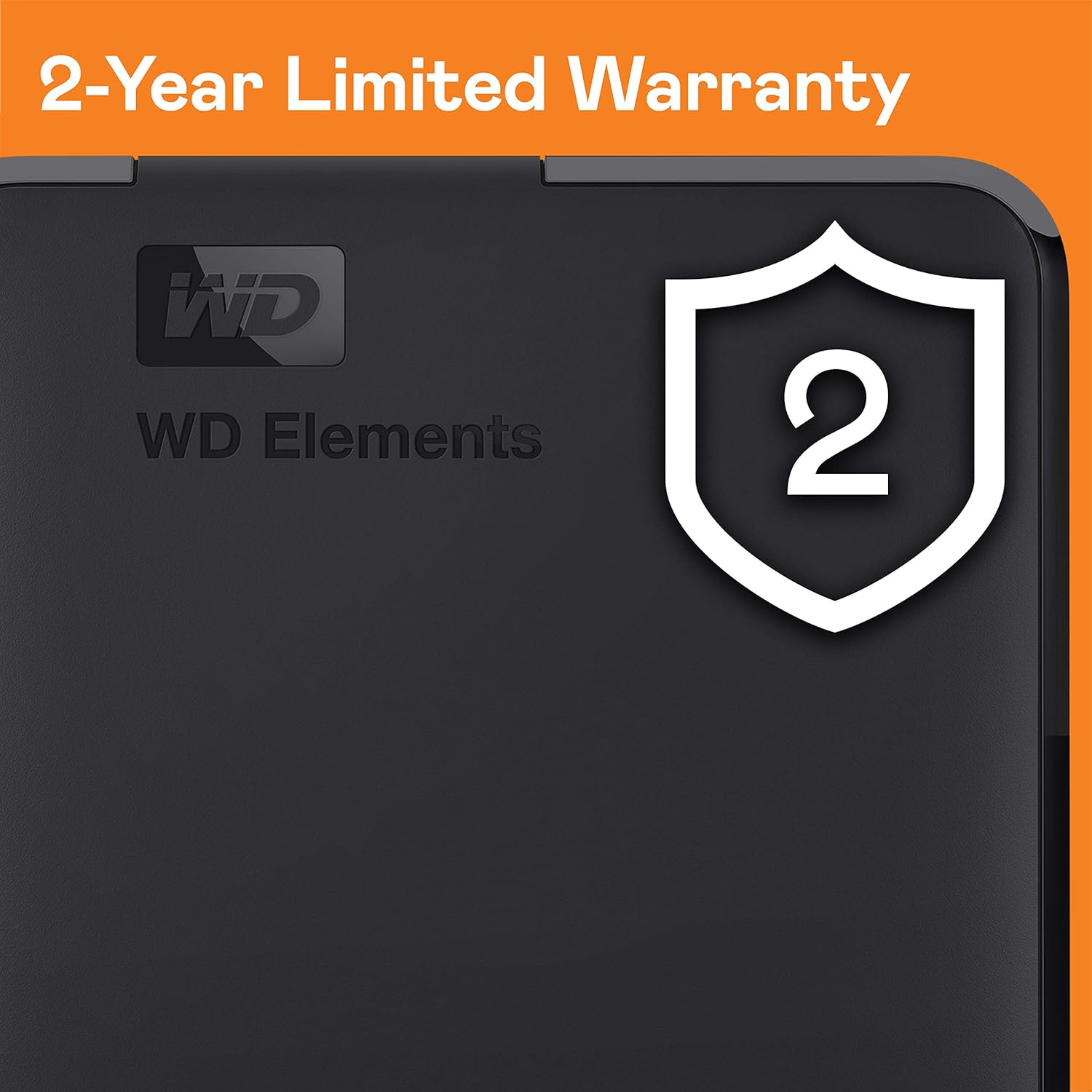 Western Digital WD 5TB Elements Portable External Hard Drive for Windows, USB 3.2 Gen 1/USB 3.0 for PC & Mac, Plug and Play Ready - WDBU6Y0050BBK-WESN