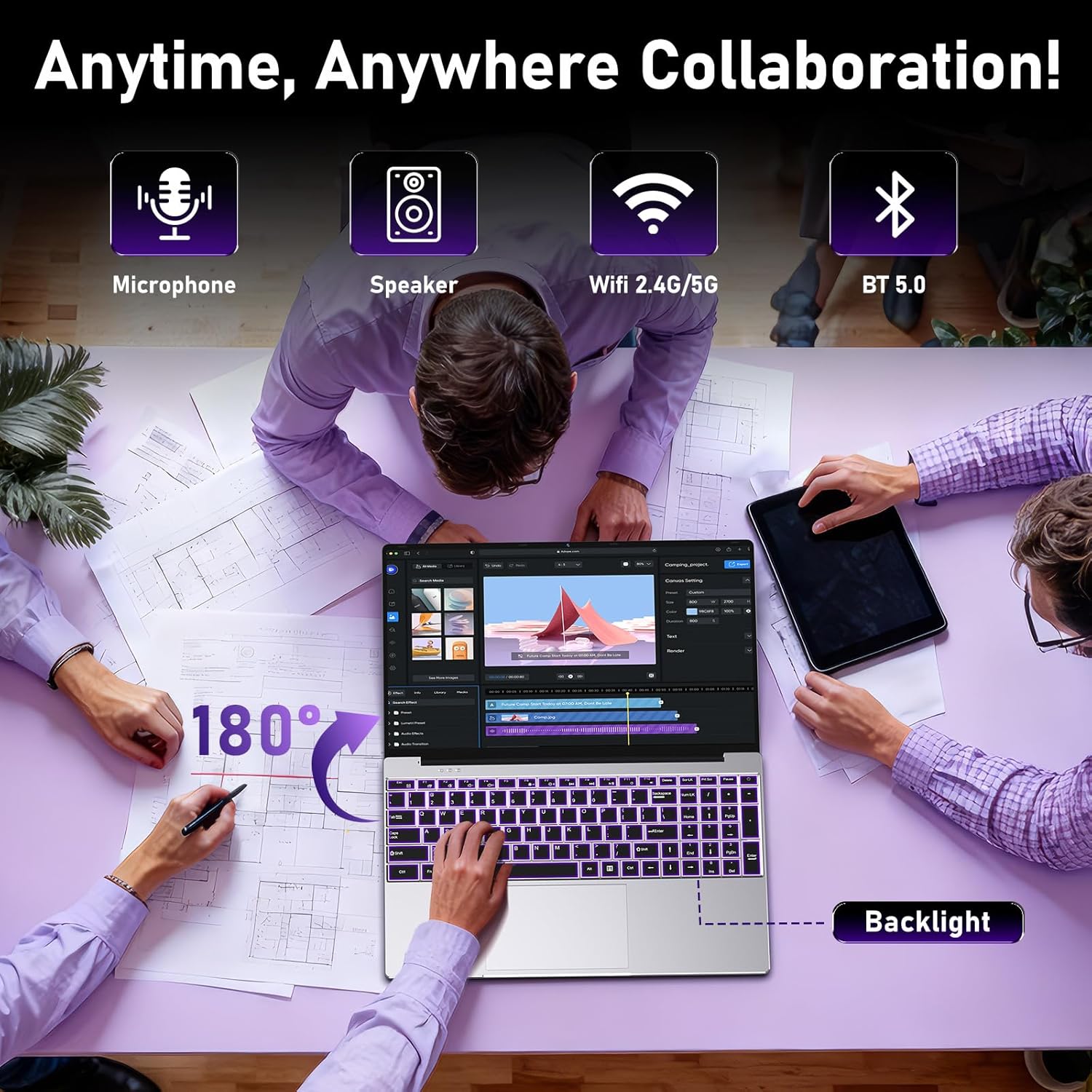 2026 New Gaming Laptop, 15.6 Inch Lap Top PC Windows 11 Pro, 32GB RAM 1TB SSD,Intel Core i7-7600U Processor(Up to 3.9GHz), 2 Years Warranty, FHD 1920 * 1080, Backlit, 180°Open, 6000mAh/46.2Wh