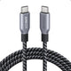 Anker Prime USB C to USB C Cable, 240W Fast Charging Cord, Upcycled-Braided Nylon with 100-Year Bend Durability for iPhone 17 Series, MacBook, Galaxy S24(6 FT)