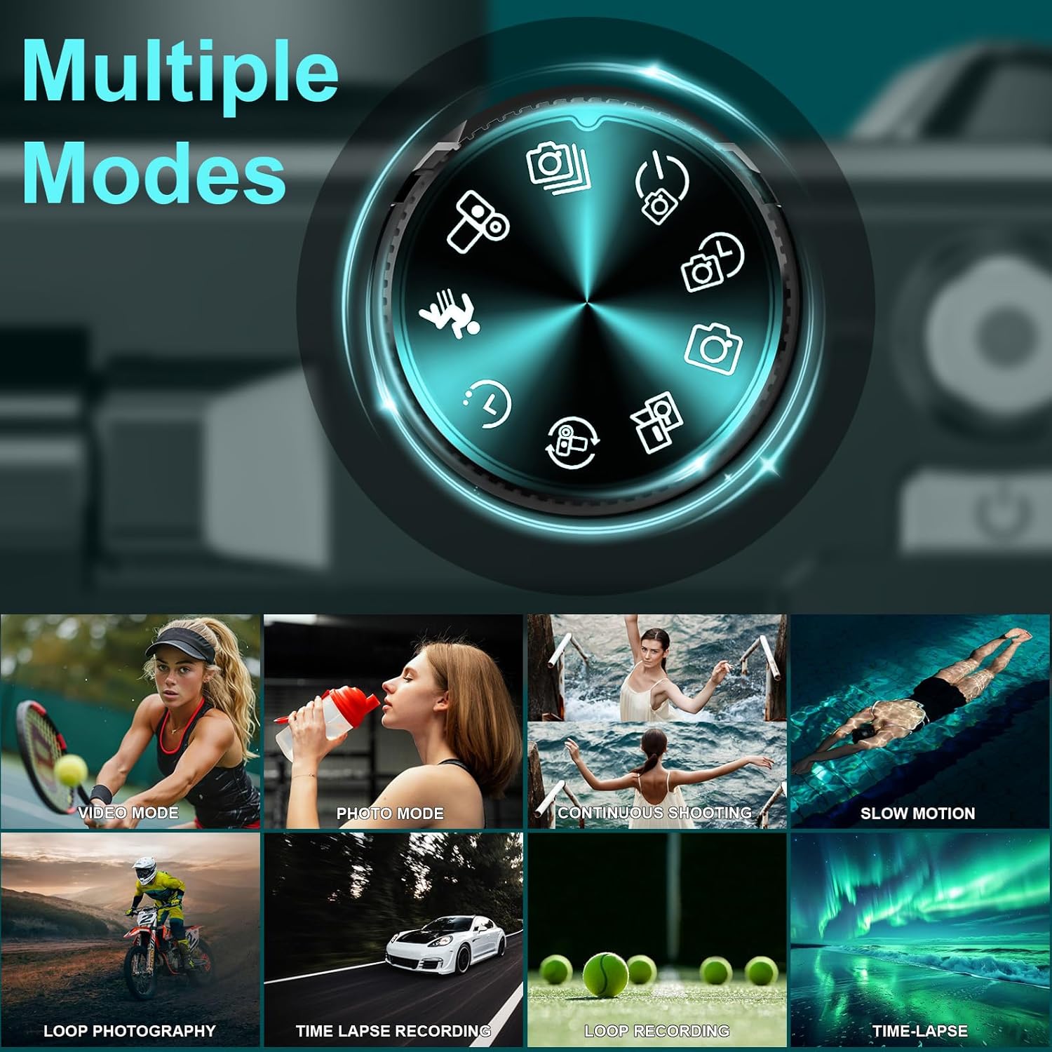 5K Digital Camera for Photography - 75MP WiFi Vlogging Camera for YouTube - UHD 18X Zoom Digital Cameras with Flip Screen 3