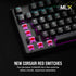 Corsair K70 CORE RGB Mechanical Wired Gaming Keyboard – Pre-Lubed MLX Red Linear Switches, SOCD, ABS Double-Shot Keycaps, Sound Dampening, Media Control Dial, 1000Hz Polling, QWERTY NA – Black