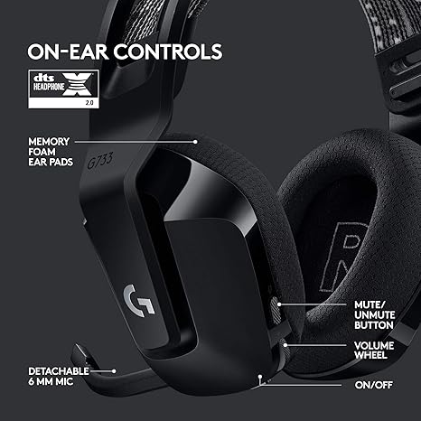 Logitech G733 Lightspeed Wireless Gaming Headset