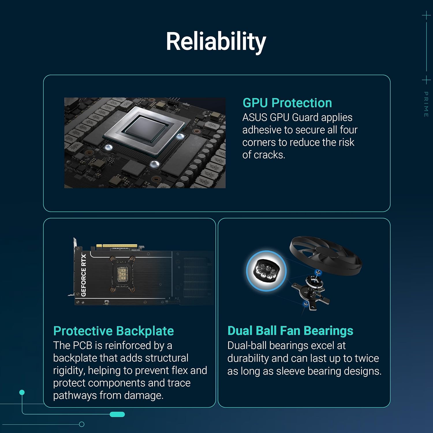 ASUS The SFF-Ready Prime GeForce RTX™ 5070 Ti OC Edition 16GB GDDR7 Graphics Card (PCIe® 5.0, 16GB GDDR7, HDMI®/DP 2.1, 2.5-Slot, Axial-tech Fans, Dual BIOS)