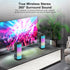 Bluetooth Speaker with Lights, Portable Wireless, Powerful Stereo Sound, IPX4 Waterproof, Up to 24H Playtime, TWS Surround Pair, BT5.3,for Home/Outdoor/Party/Camping, Electronic Gadgets, Birthday Gift