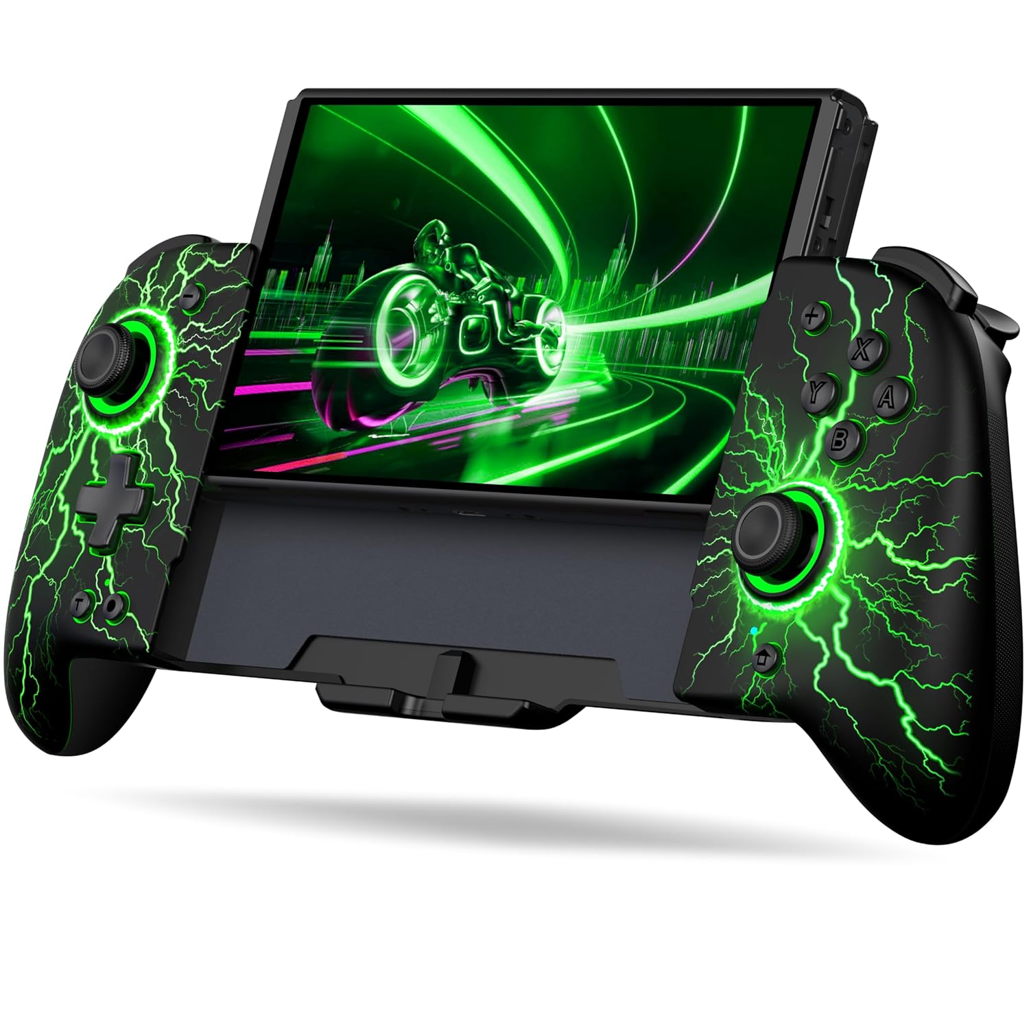 NealGamefy Switch Controllers,Wireless Switch Pro Controller for Nintendo Switch/OLED Controller,Upgrade Full-Size Ergonomic One Piece Handheld Controller with Programmable,TURBO,Vibration