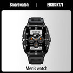 EIGIIS 1.96" Military Smart Watch for Men, 3ATM Waterproof Sports Tracker with 100+ Modes, Heart Rate & Blood Pressure Monitor