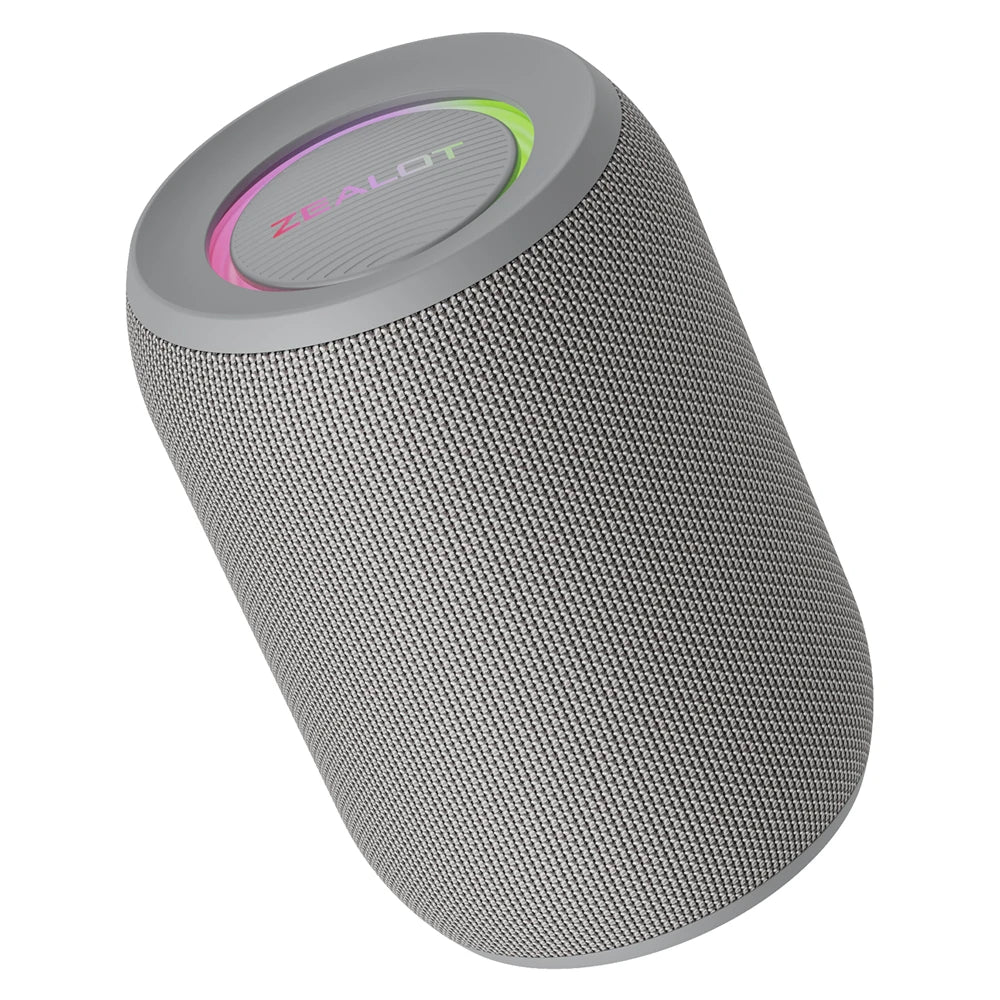 ZEALOT S32 Pro Bluetooth 5.2 Waterproof Speaker with Wireless Subwoofer – Stereo Sound for Outdoor Bass