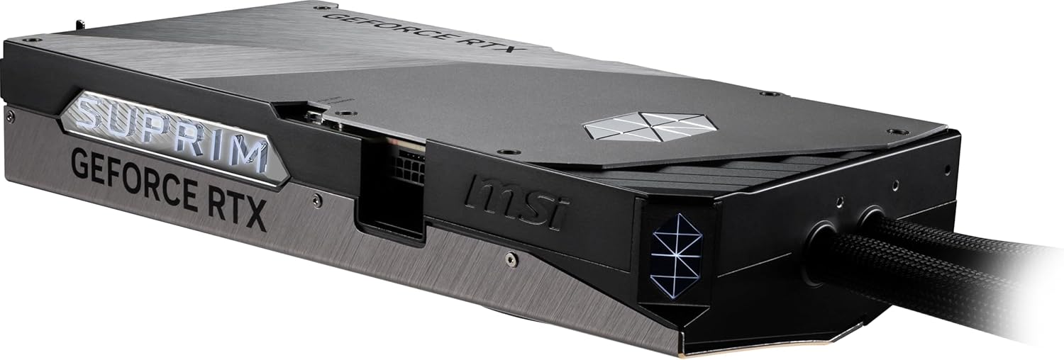 MSI Gaming RTX 5090 32G SUPRIM Liquid SOC Graphics Card (32GB GDDR7, 512-bit, Extreme Performance: 2580 MHz, DisplayPort x3 2.1a, HDMI 2.1b, NVIDIA Blackwell Architecture)