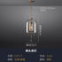 Modern Copper Glass Pendant Light