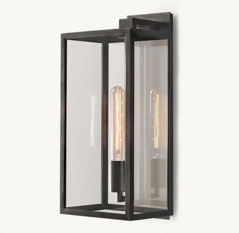 Modern Copper & Glass Chandelier Collection