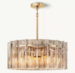 Luxury Copper & Glass Chandelier Collection