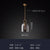 Modern All-Copper Crystal Pendant Light
