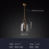 Modern All-Copper Crystal Pendant Light